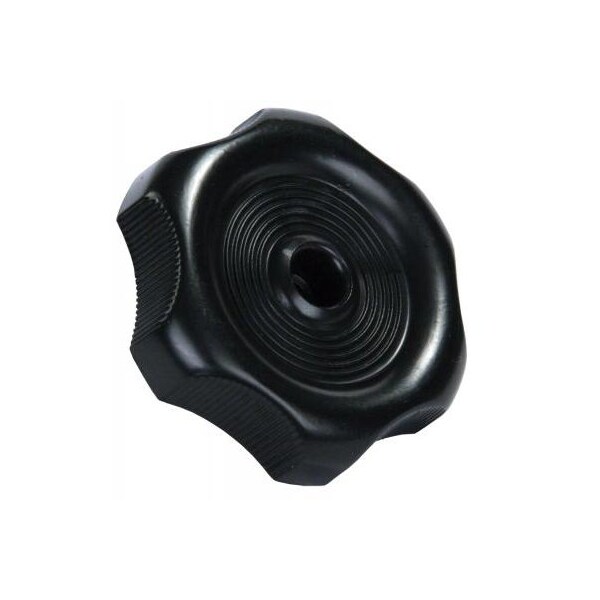 Jr Products WINDOW KNOB W/1/2IN SHAFT, BLACK 20365 - main